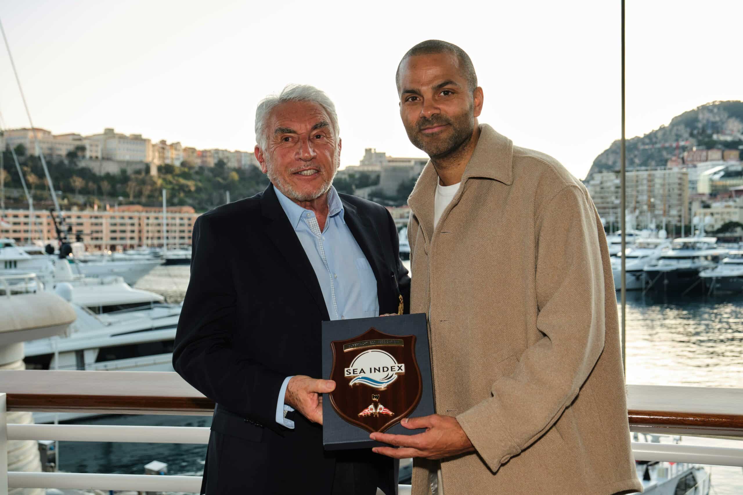 Bernard d'Alessandri et Tony Parker