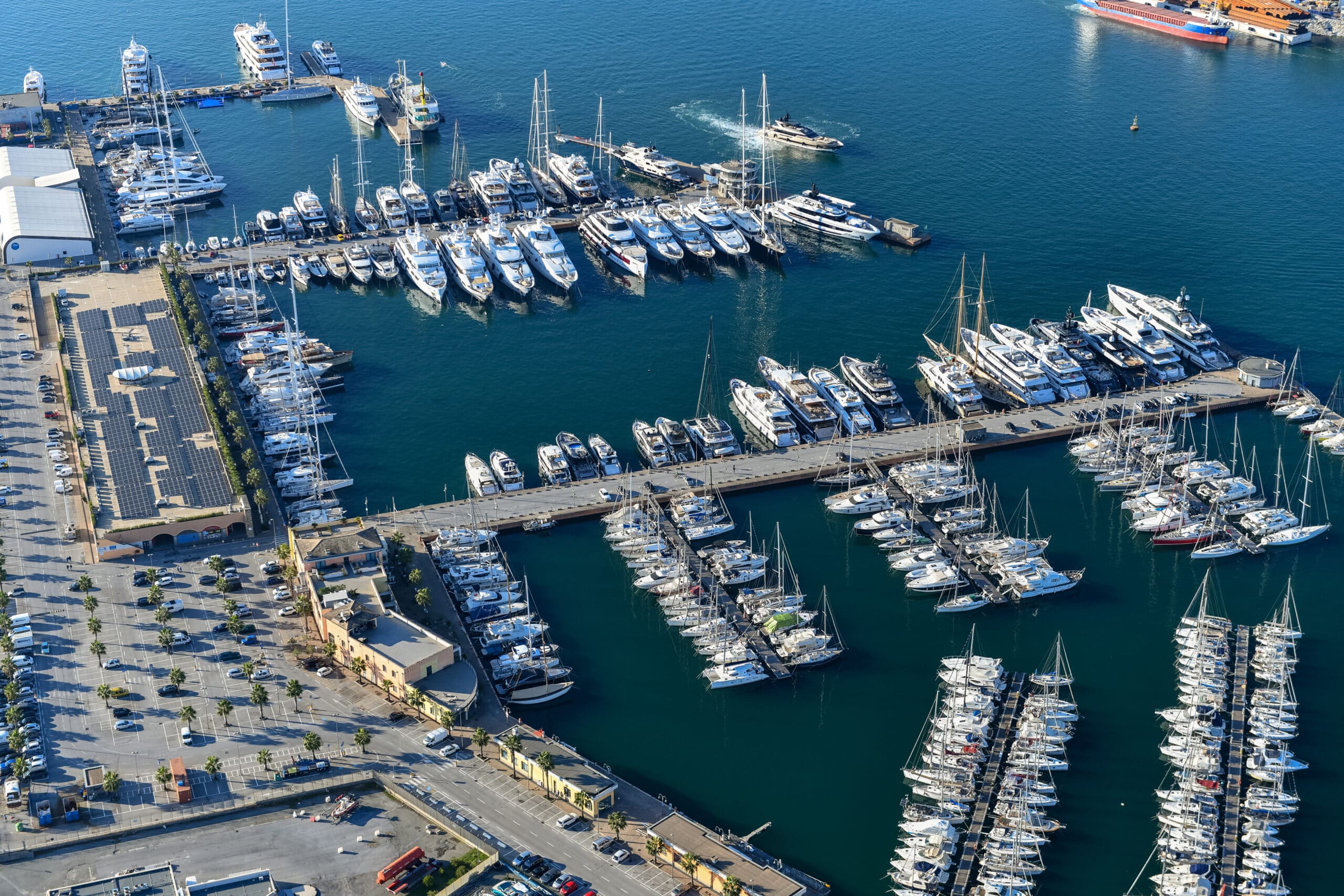 Marina Genoa Aerial View