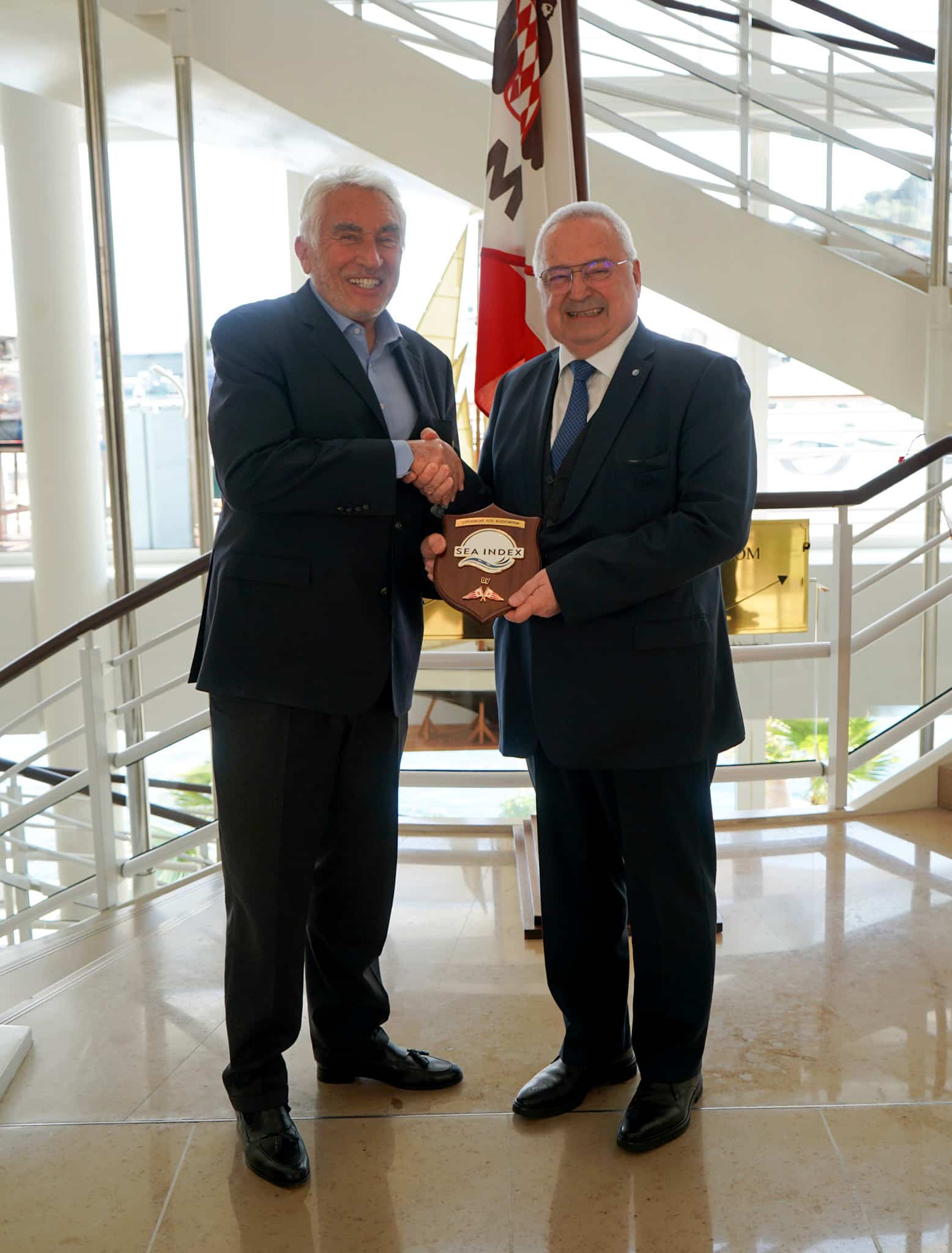 SEA Index Président Bernard d'Alessandri & CCI NCA Président Jean Pierre Savarino