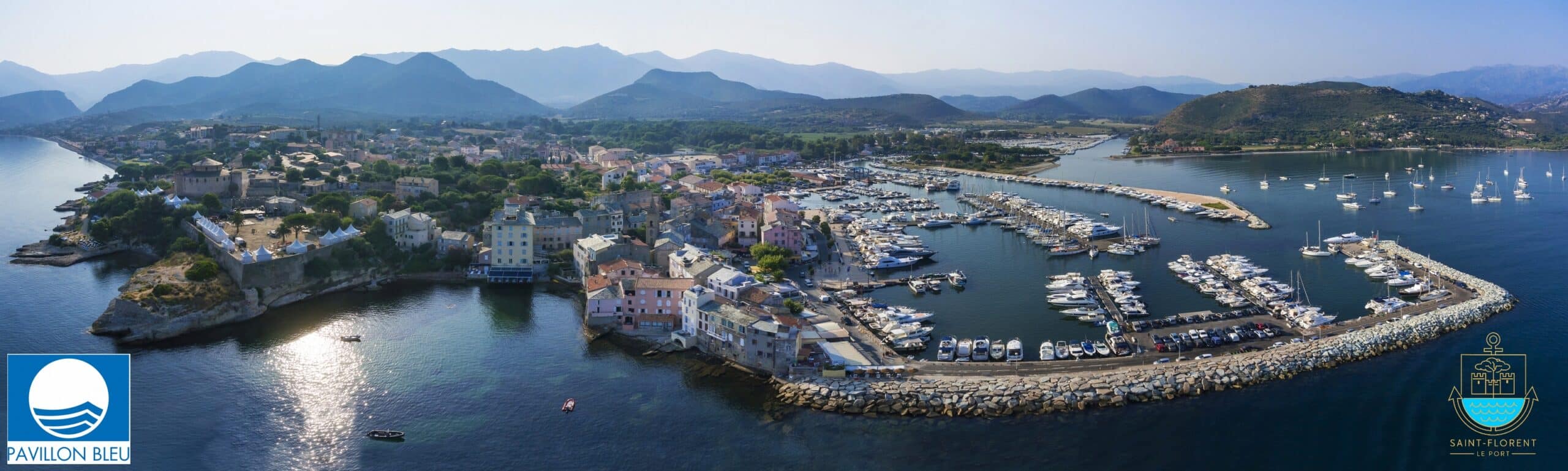 Port Saint Florent Corse Vue aérienne