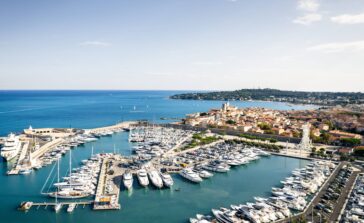 Vue aérienne Port Vauban Antibes