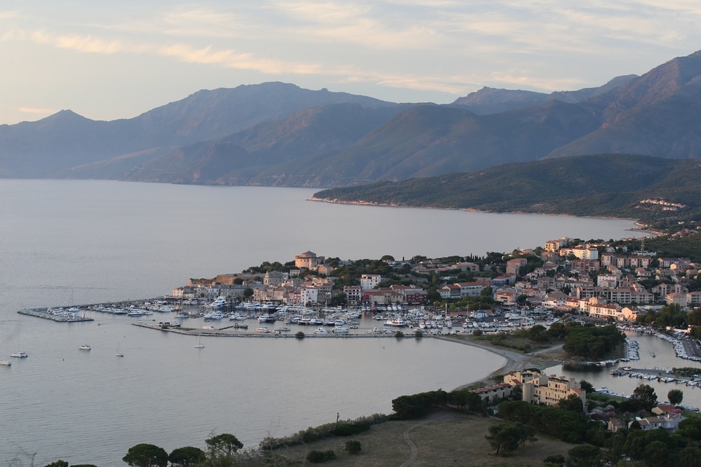 Port Saint Florent Corse Vue aérienne