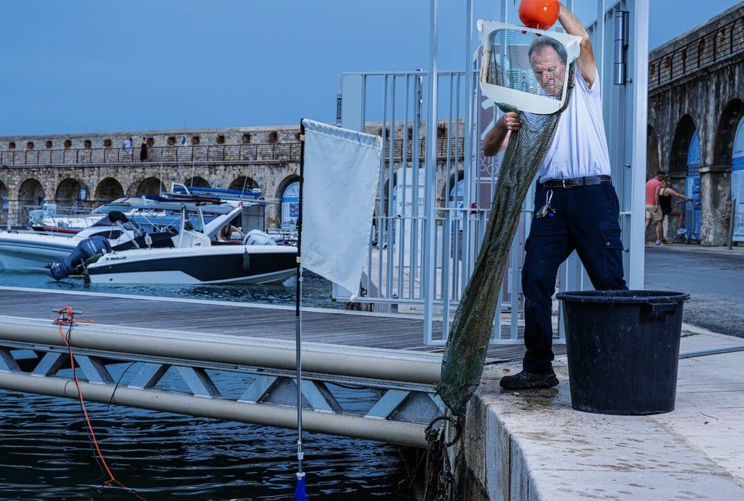 Port Antibes nettoyage