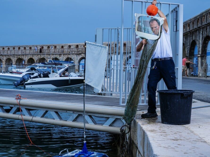 Port Antibes nettoyage